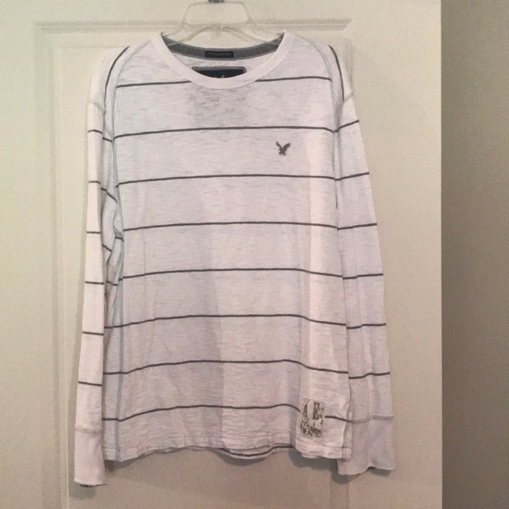 American Eagle Men’s long sleeve striped tee